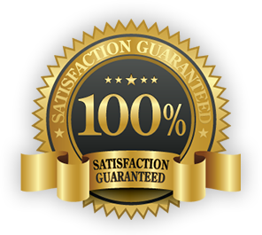We offer a 100% satisfaction guarantee
